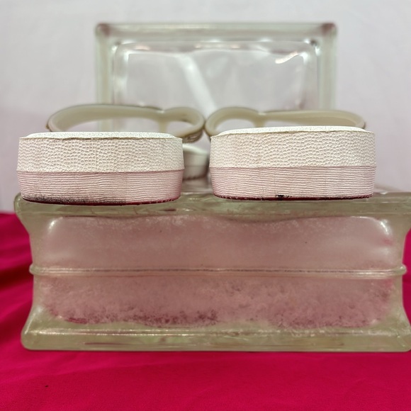 Rhinestone Flip Flops sz 7/8 - Picture 4 of 11